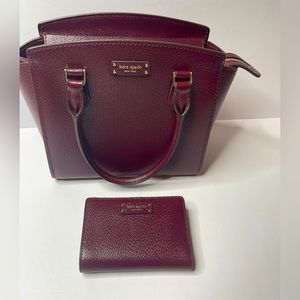 Kate Spade Jeanne Small Satchel and wallet